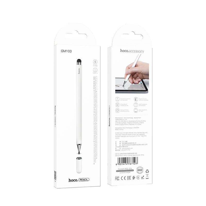Hoco Universal Capacitive TouchScreen Stylus Pen for Samsung iPad iPhone Android