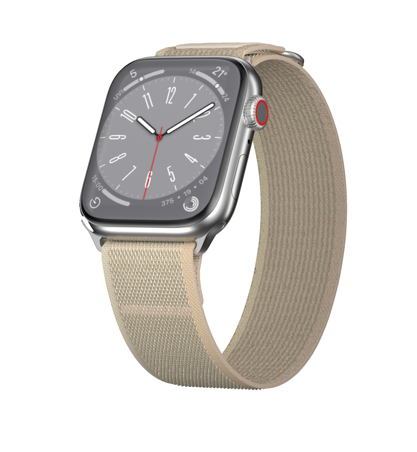 Switch Easy Flex Woven Nylon Watch Loop For Apple Watch 42/44/45/49mm Starlight