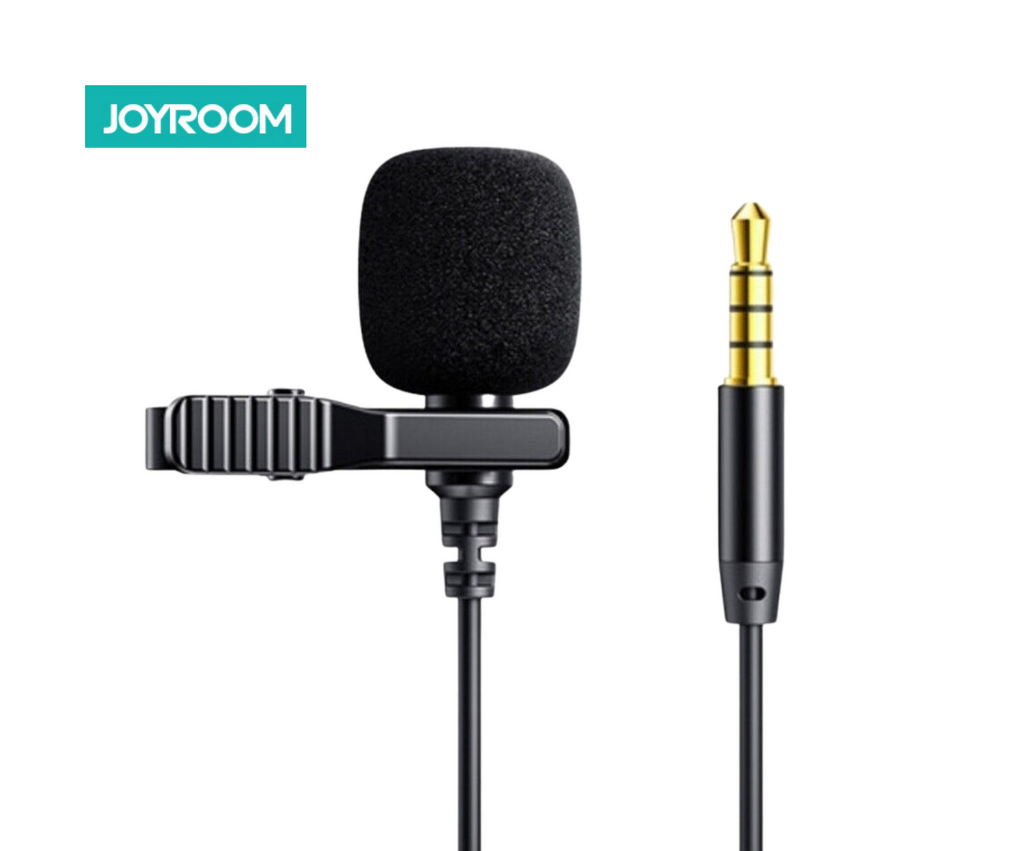 Joyroom 3M 3.5mm Lavalier Microphone Mini Pro Mic For Android iPhone iPad Vlog