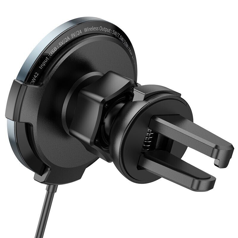 HOCO CW42 15W Multipurpose Magnetic Wireless Fast Charging Air Vent Car Charging Mount Phone Holder