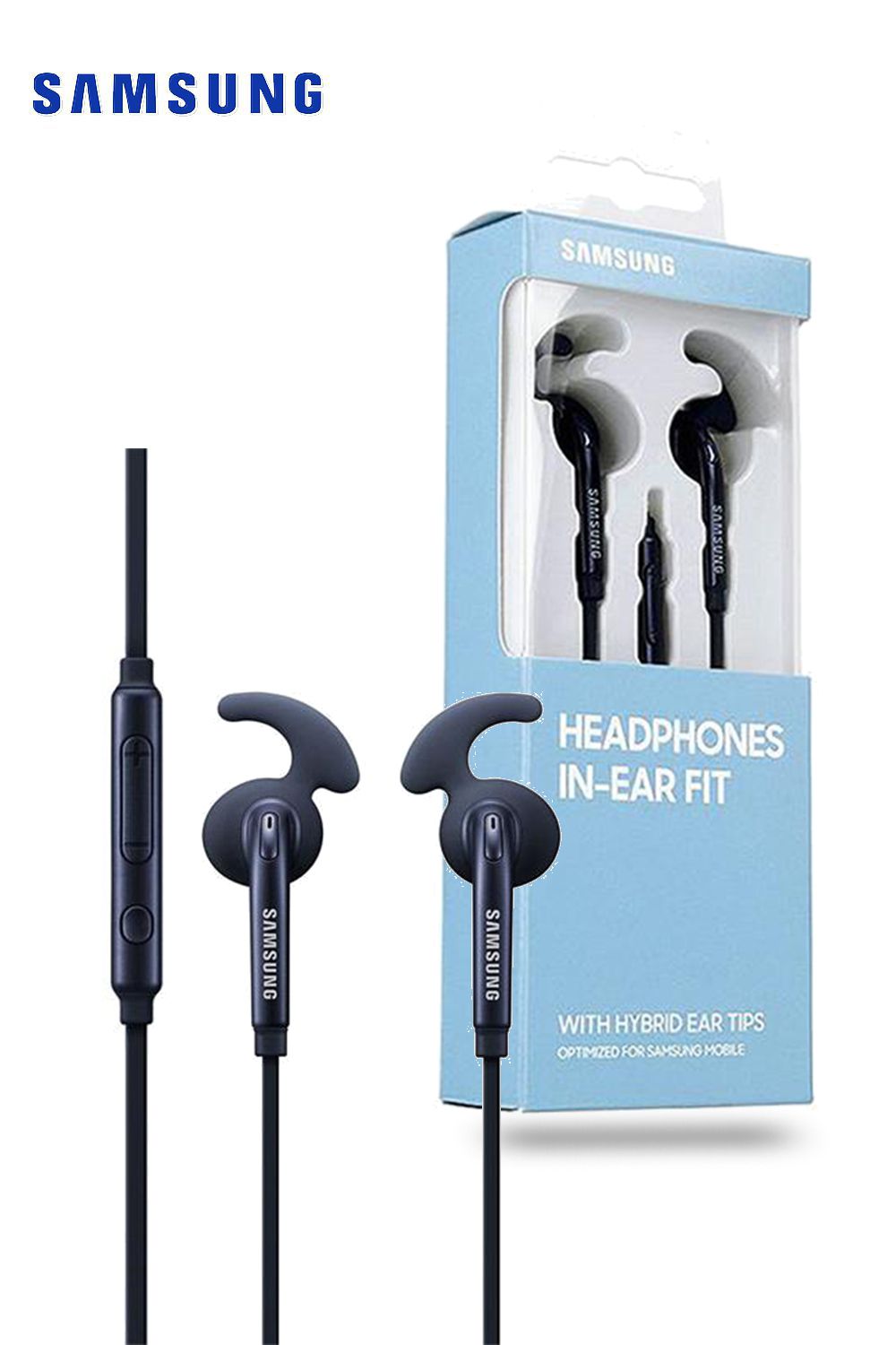 Samsung Genuine 3.5mm Handsfree Control and Mic EO-EG920B Headphone in-ear fit B&W