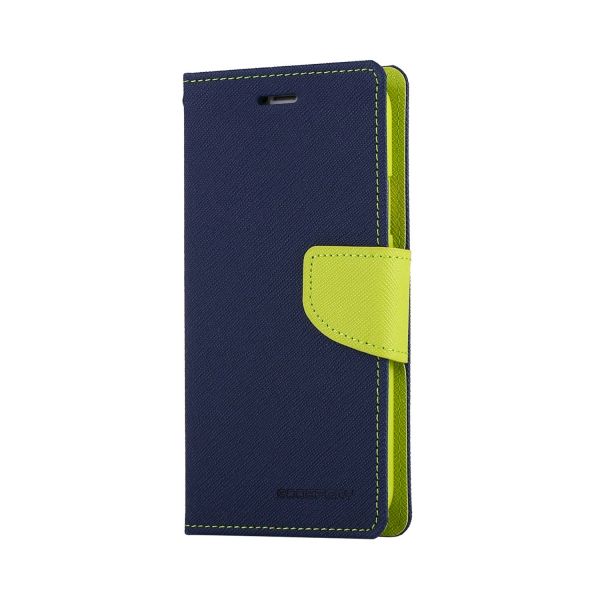 Samsung Galaxy S10e Goospery Mercury Fancy Diary - Navy / Lime