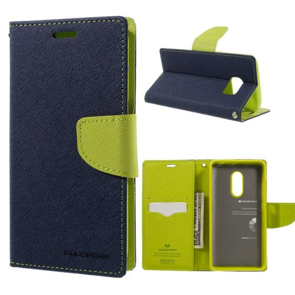 Samsung Galaxy S10e Goospery Mercury Fancy Diary - Navy / Lime
