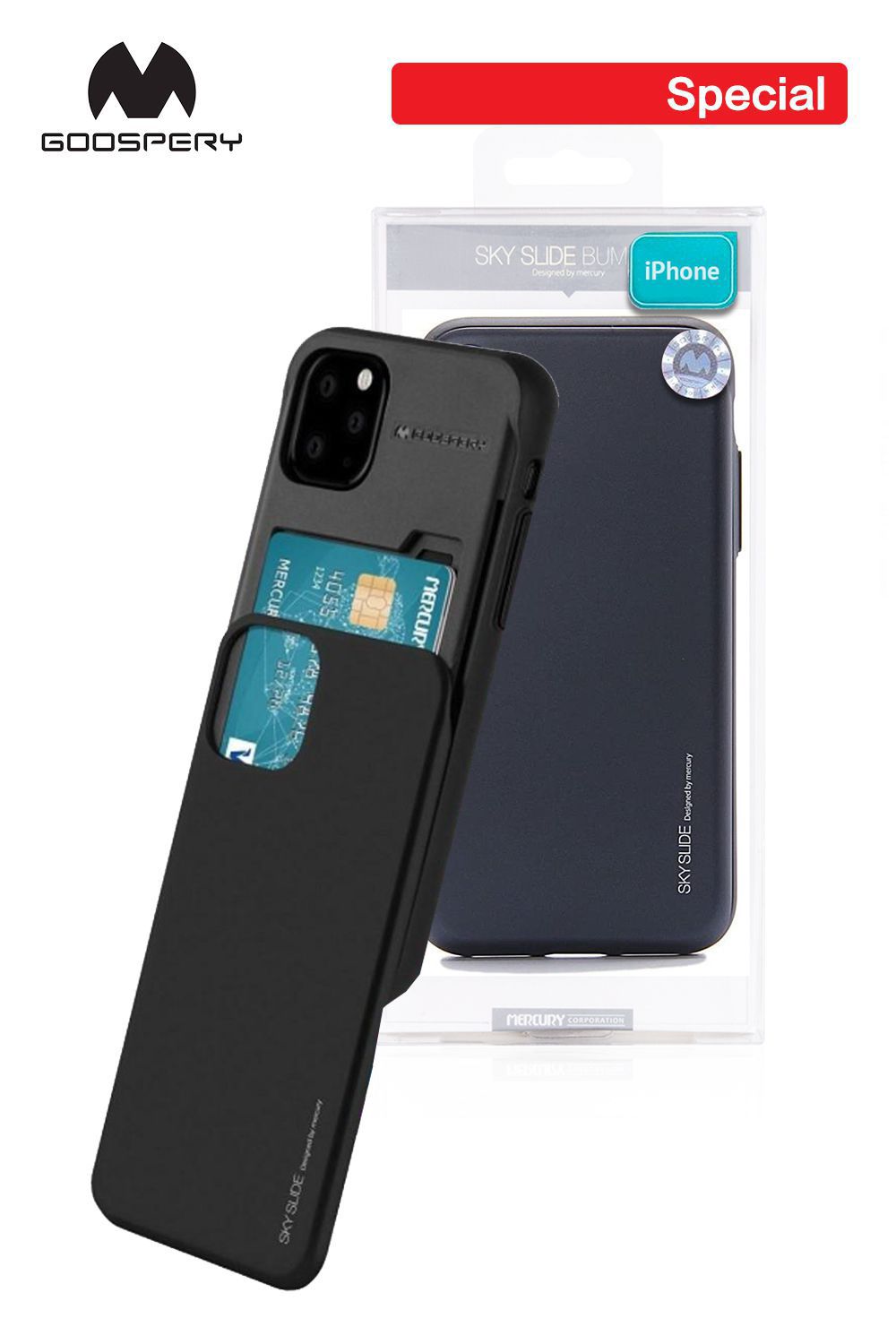 Samsung Galaxy S23 Ultra Case Goospery Mercury Sky Slide Bumper Durable