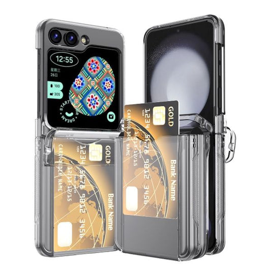 Samsung Galaxy Z Flip 6 / 7 FE BLACKTECH Card Mate - Clear