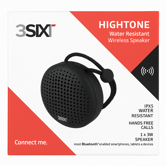 3SIXT HIGHTONE Water Resistant Sepaker - Black