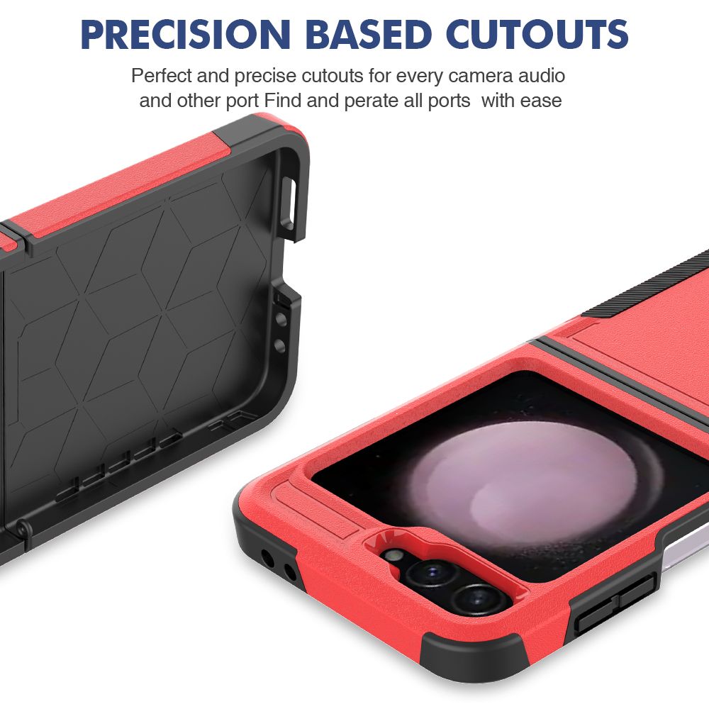 Samsung Galaxy Z Flip 4 BLACKTECH Symmetry - Red