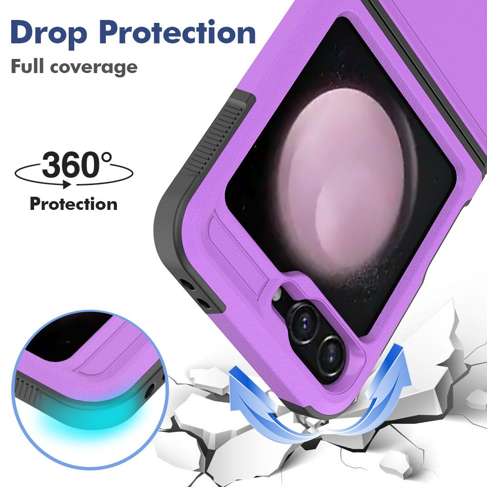 Samsung Galaxy Z Flip 4 BLACKTECH Symmetry - Purple