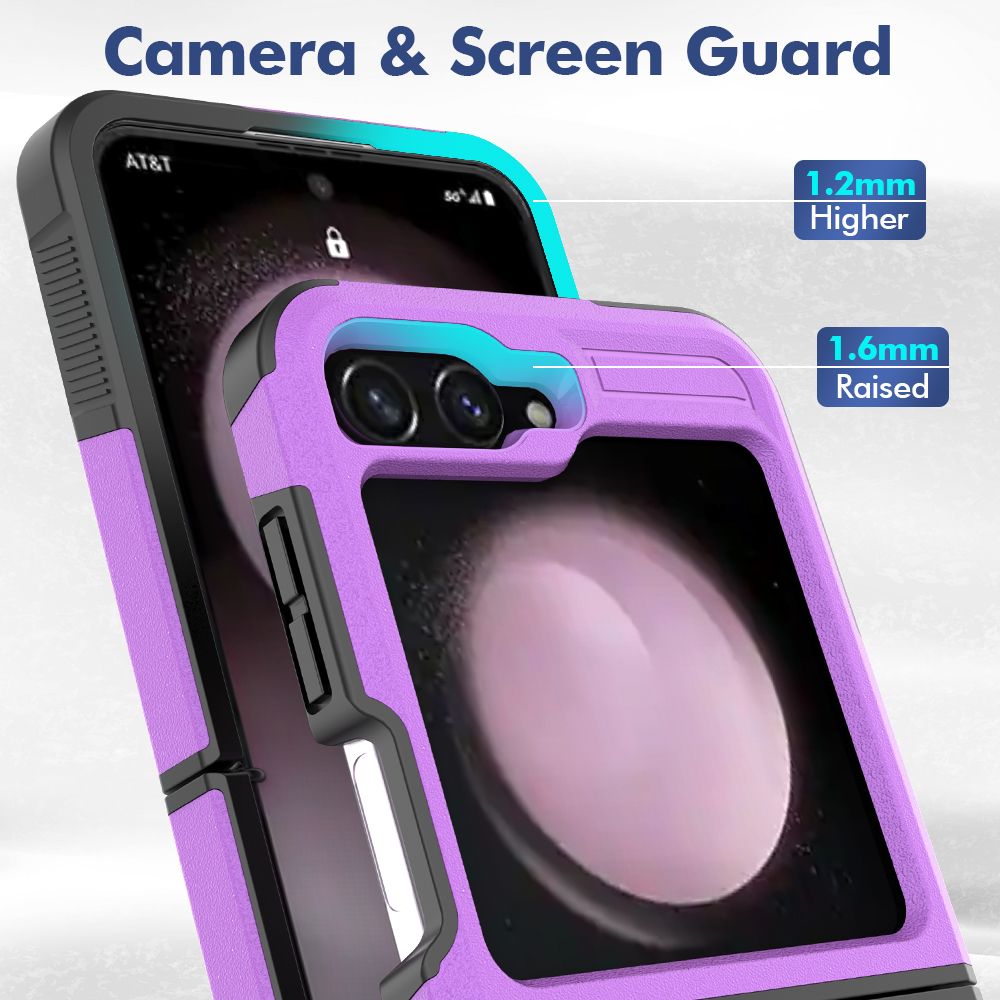 Samsung Galaxy Z Flip 4 BLACKTECH Symmetry - Purple