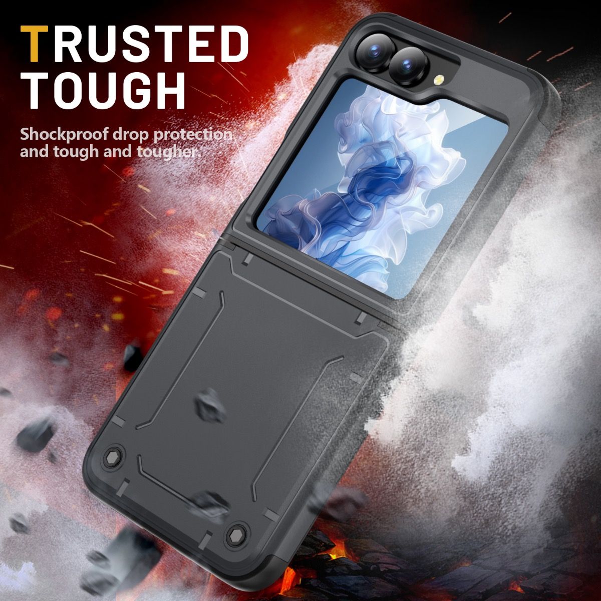 Samsung Galaxy Z Flip 6 / 7 FE BLACKTECH Armor Grip - Black