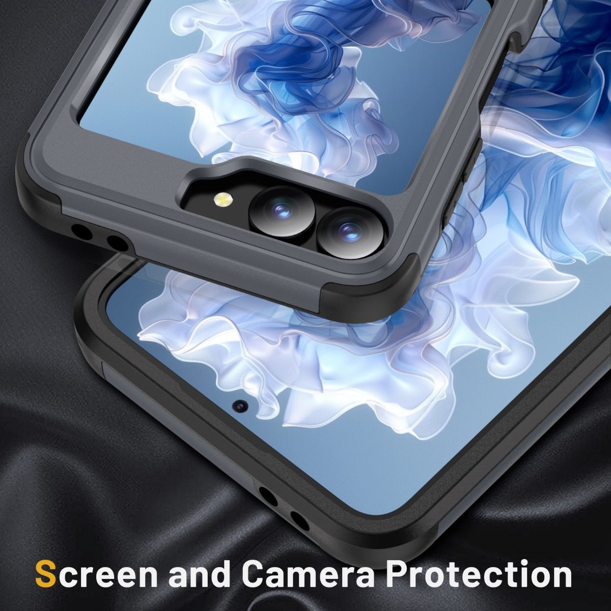 Samsung Galaxy Z Flip 6 / 7 FE BLACKTECH Armor Grip - Grey