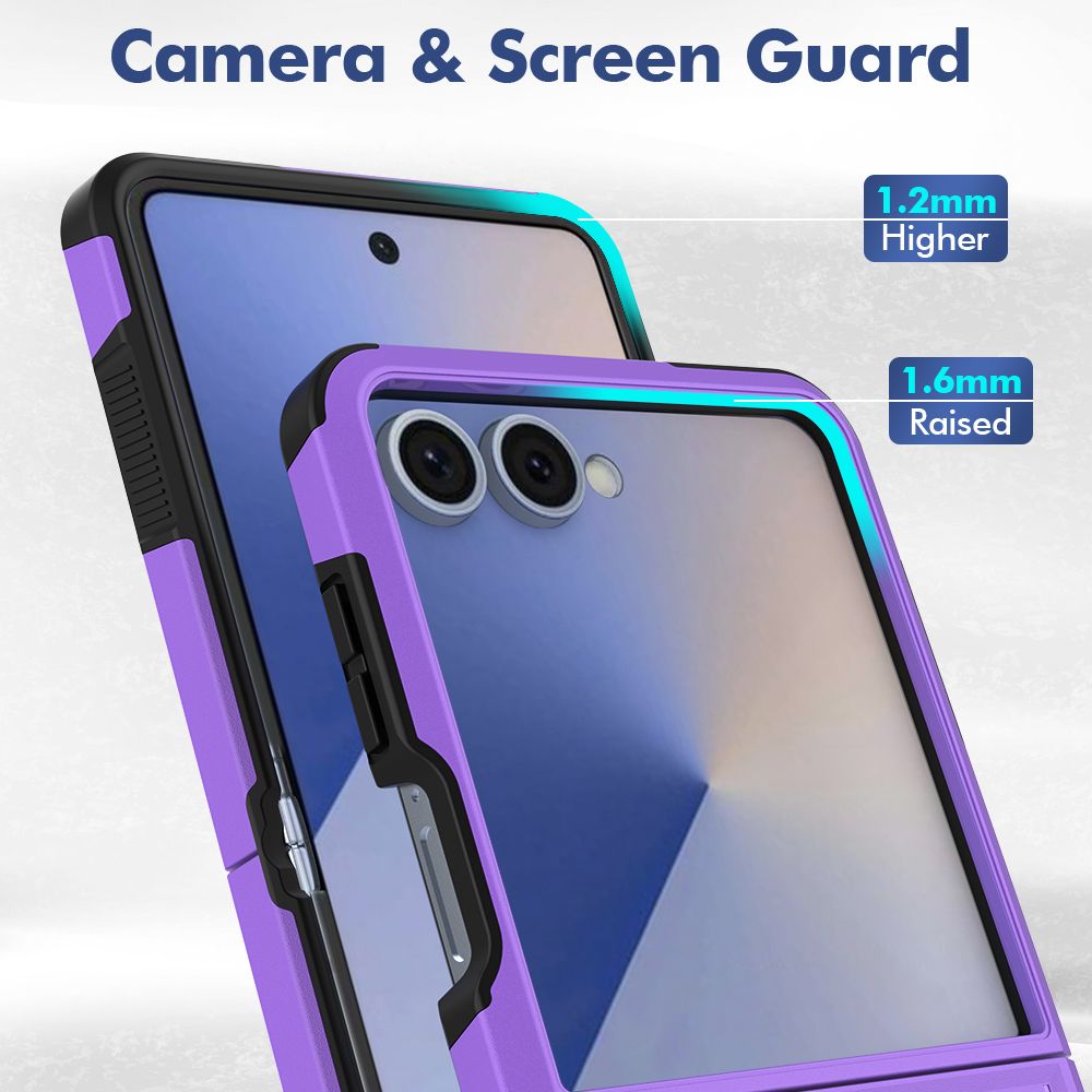 Samsung Galaxy Z Flip 6 / 7 FE BLACKTECH Commuter - Purple