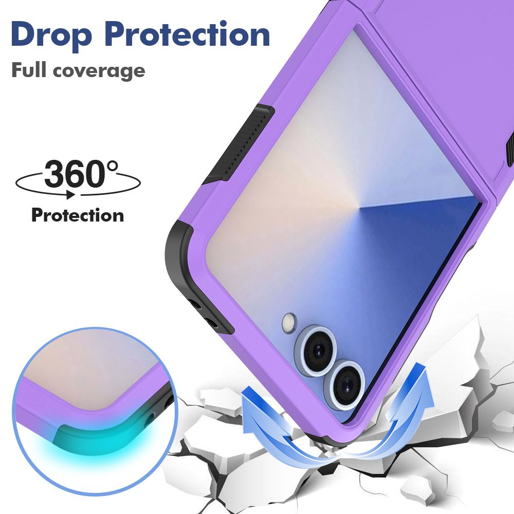 Samsung Galaxy Z Flip 6 / 7 FE BLACKTECH Commuter - Purple