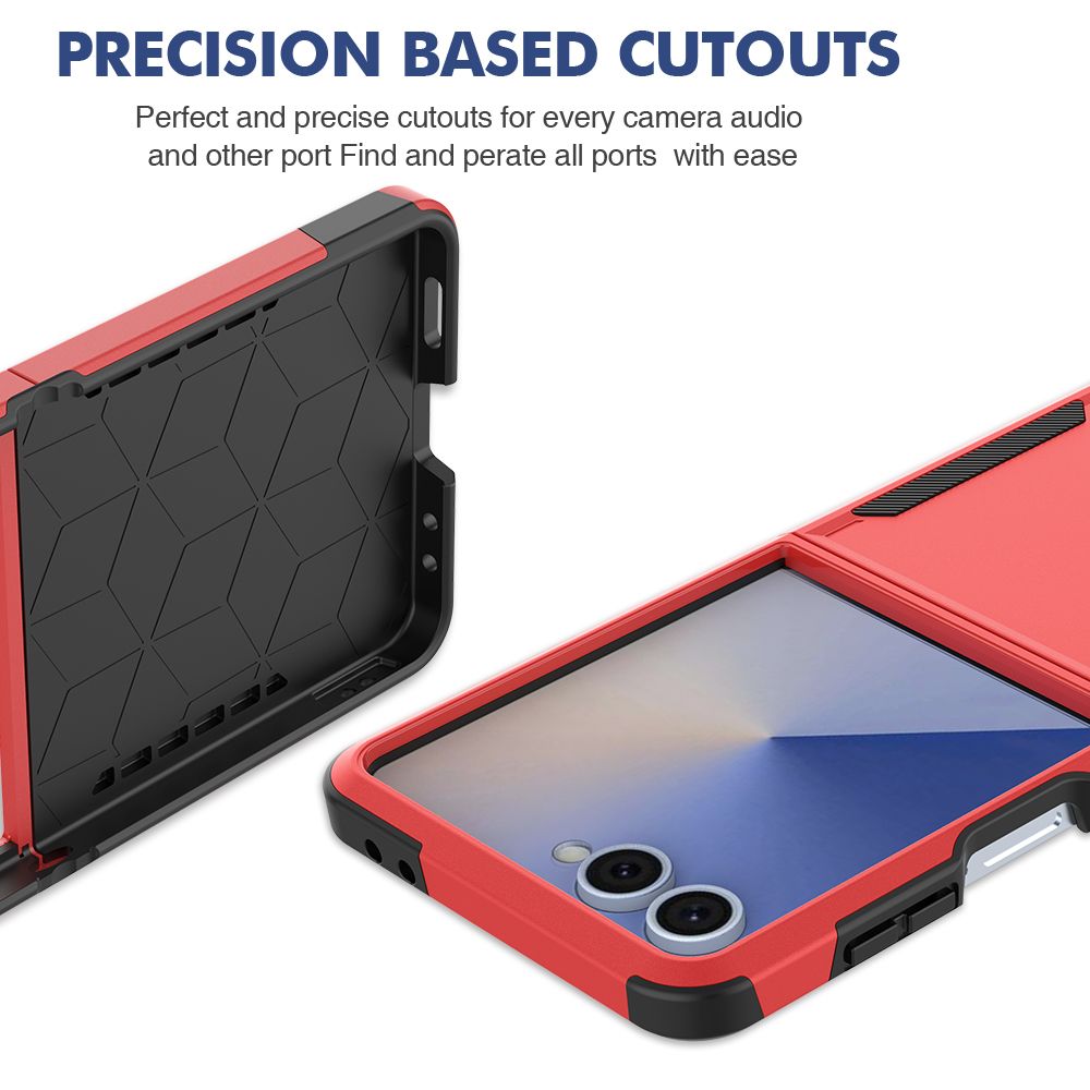 Samsung Galaxy Z Flip 5 BLACKTECH Commuter - Red