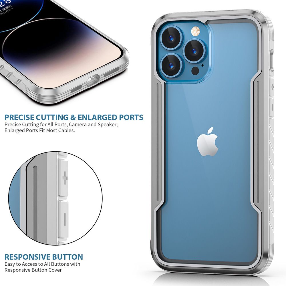 Samsung Galaxy S22 Plus BLACKTECH Defense Shield Aluminum Alloy - Grey