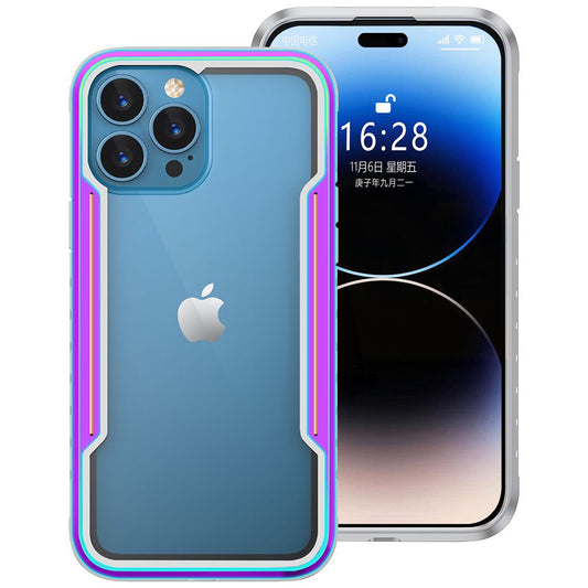 Samsung Galaxy S23 Ultra BLACKTECH Defense Shield Aluminum Alloy - Iridescent