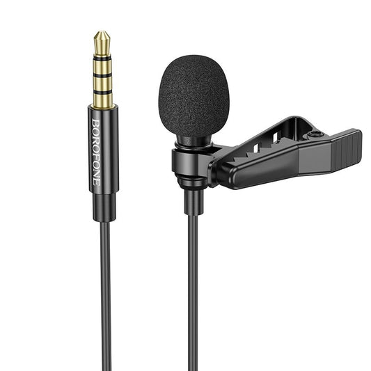BOROFONE BFK11 Elegant lavalier microphone 3.5mm - black