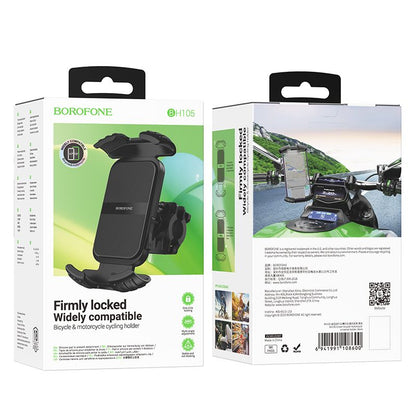 BOROFONE BH105 Crown bicycle motorcycle universal holder - black