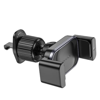 BOROFONE BH106 Ascend pull clip car holder(air outlet) - black metal gray