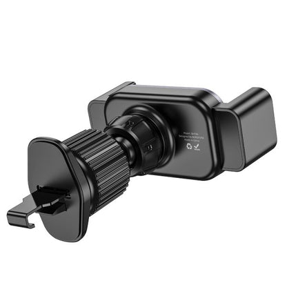BOROFONE BH106 Ascend pull clip car holder(air outlet) - black metal gray