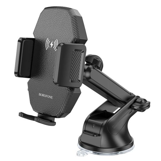 BOROFONE BH214 Adelante wireless fast charging car holder(center console) - black