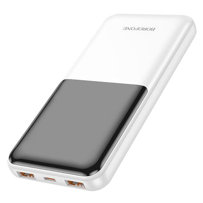 BOROFONE BJ36 Time 22.5W+PD20W fully compatible power bank with digital display(10000mAh) - white