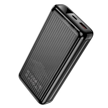 BOROFONE BJ42A Speed of 22.5W+PD20W fully compatible power bank with digital display(20000mAh) - black