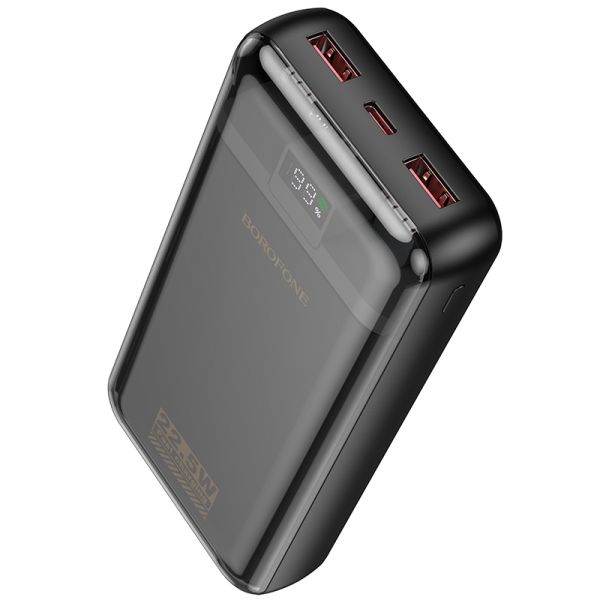 BOROFONE BJ52A Power 22.5W+PD20W fully compatible power bank with digital display(20000mAh) - black