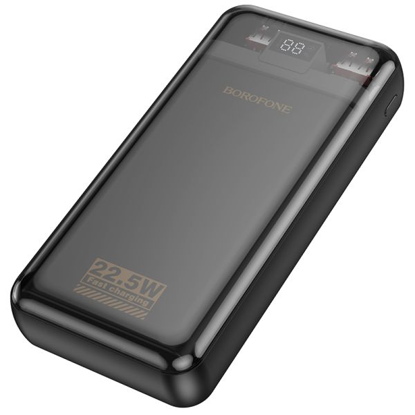 BOROFONE BJ52A Power 22.5W+PD20W fully compatible power bank with digital display(20000mAh) - black