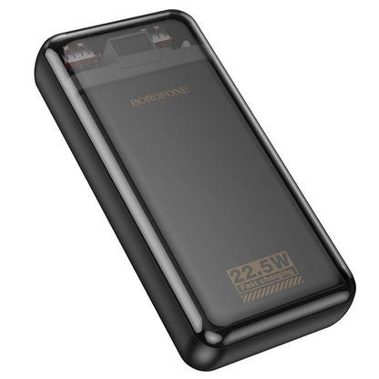 BOROFONE BJ52A Power 22.5W+PD20W fully compatible power bank with digital display(20000mAh) - black