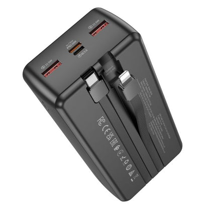 BOROFONE BJ57B Graceful 22.5W+PD20W fully compatible power bank with cable(30000mAh) - black