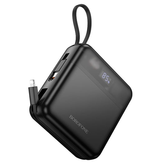BOROFONE BJ64A Distinct 22.5W+PD20W fully compatible power bank with cable(20000mAh) - black