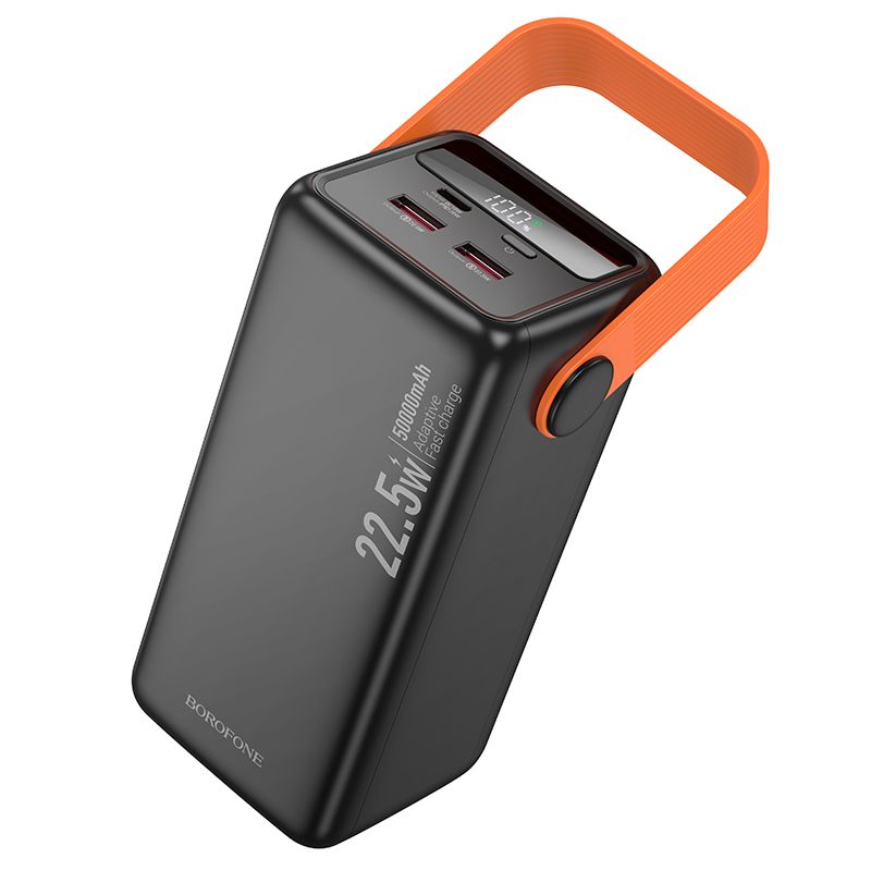BOROFONE BJ66A Magnifico 22.5W+PD20W fully compatible power bank(50000mAh) - black