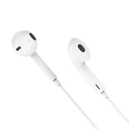 BOROFONE BM80 Magnificent Type-C wire-controlled digital earphones with microphone - white