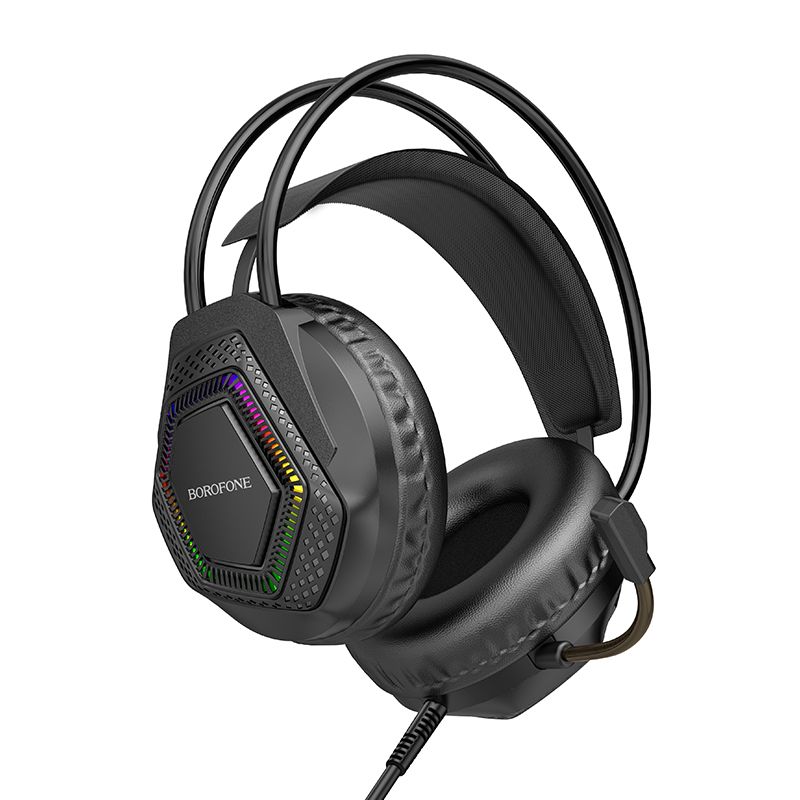 BOROFONE BO105 Thunder Gaming Headphones with Mic - Black