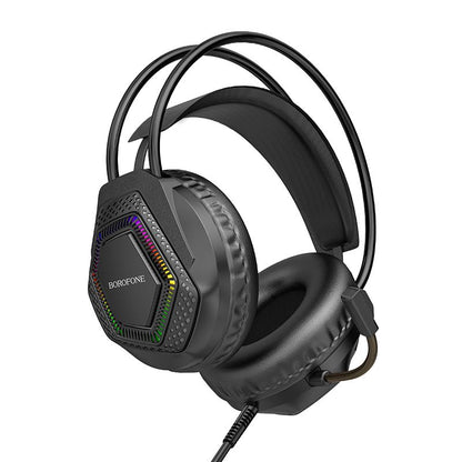 BOROFONE BO105 Thunder Gaming Headphones with Mic - Black