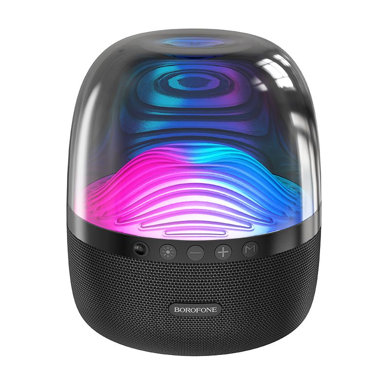 BOROFONE BP8 Glazed colorful luminous BT speaker - black