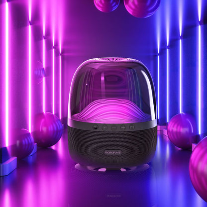 BOROFONE BP8 Glazed colorful luminous BT speaker - black