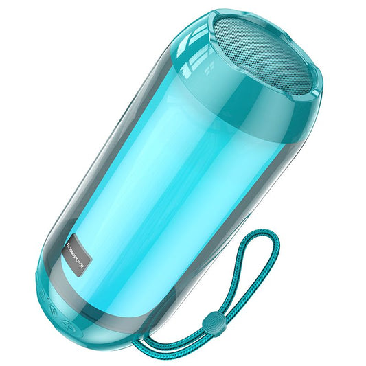 BOROFONE BR25 Crazy sound colorful luminous BT speaker - peacock blue