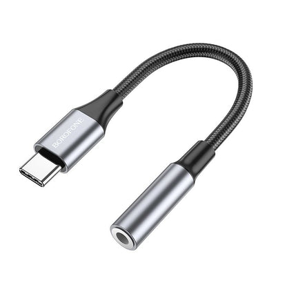 BOROFONE BV16 Type-C to 3.5mm digital audio converter - metal gray