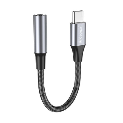 BOROFONE BV16 Type-C to 3.5mm digital audio converter - metal gray