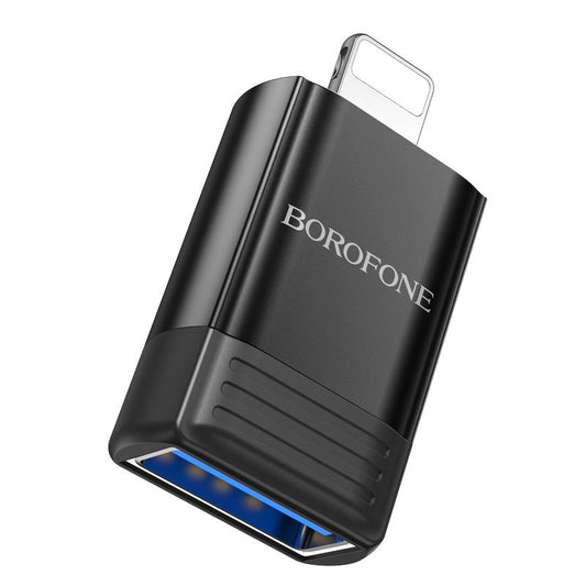 BOROFONE BV18 iP male to USB female USB2.0 adapter - black