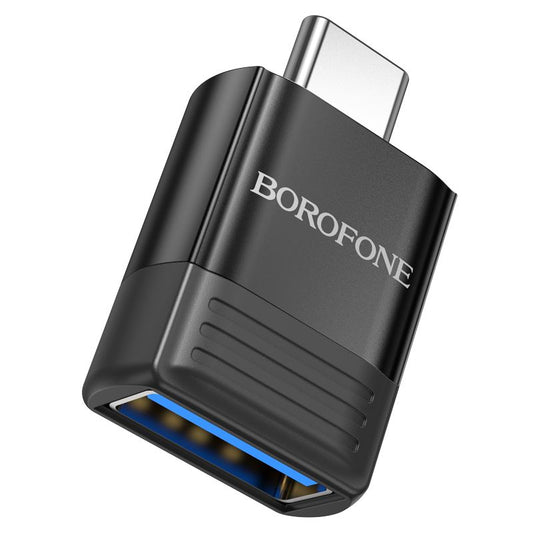 BOROFONE BV18 Type-C male to USB female USB3.0 adapter - black