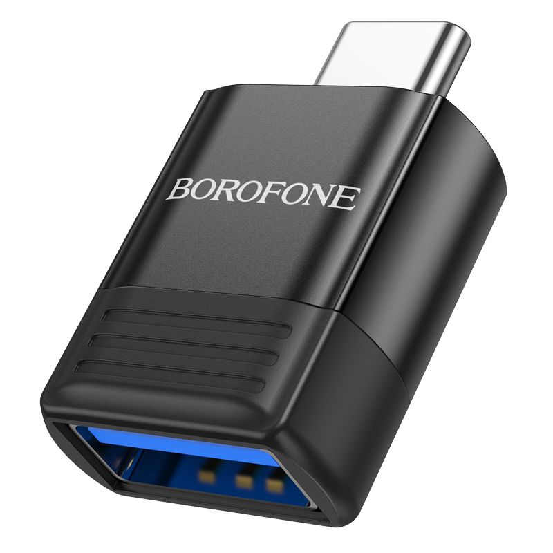 BOROFONE BV18 Type-C male to USB female USB3.0 adapter - black