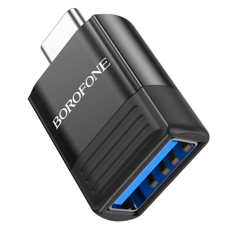 BOROFONE BV18 Type-C male to USB female USB3.0 adapter - black