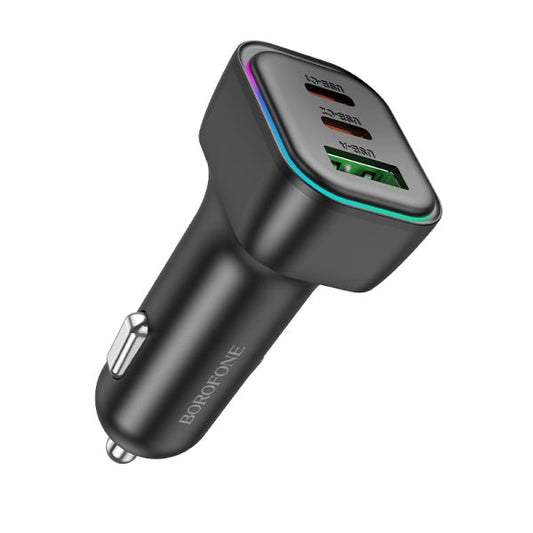 BOROFONE BZ28C Trophie PD60W(2C1A) car charger - black
