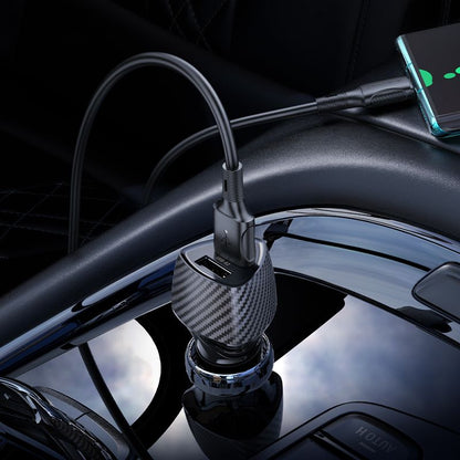 BOROFONE BZ31A Solid dual-port car charger - black