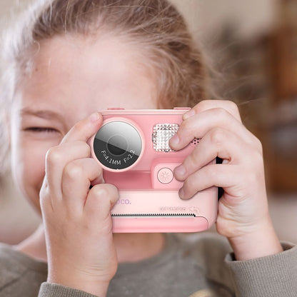 hoco. DV200 Dual lens children printing camera - pink