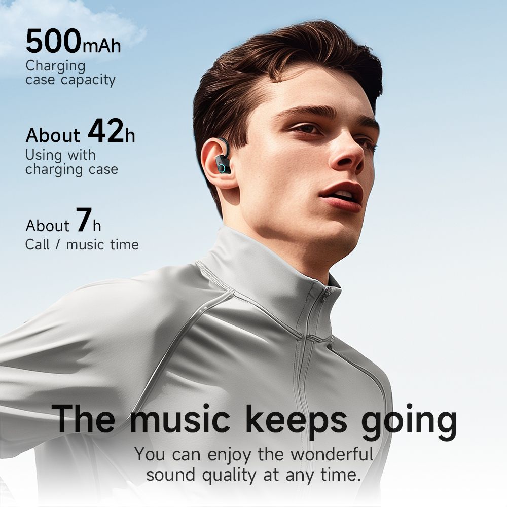 hoco. EQ8 Pure joy in-ear true wireless BT headset - milky white