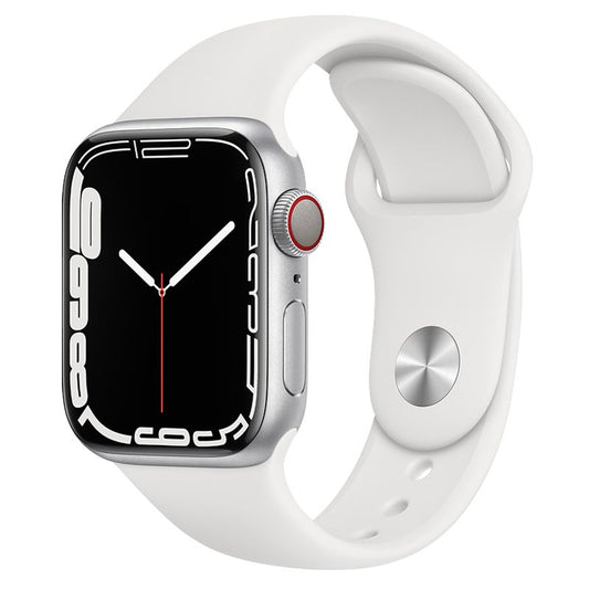 Apple Watch 38 / 40 / 41 / 42mm hoco. iWatch WA01 Flexible series classic sports silicone strap - white